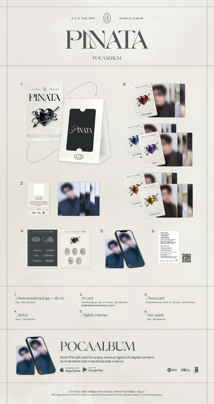 A.C.E 3rd Single Album PINATA [POCAALBUM ver]
