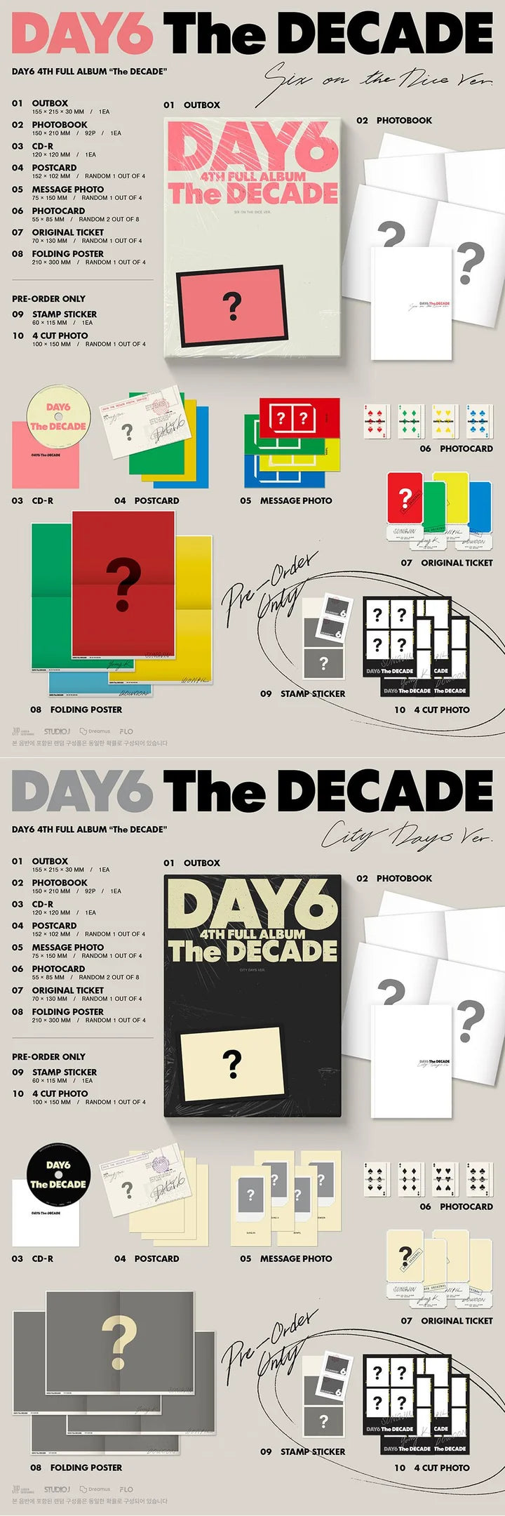 DAY6 4th Full Album THE DECADE