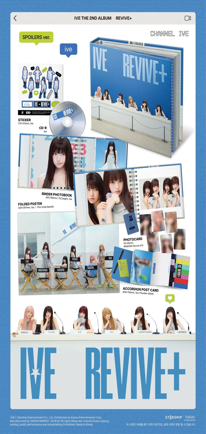 IVE 2nd album REVIVE+ [SPOILERS ver]