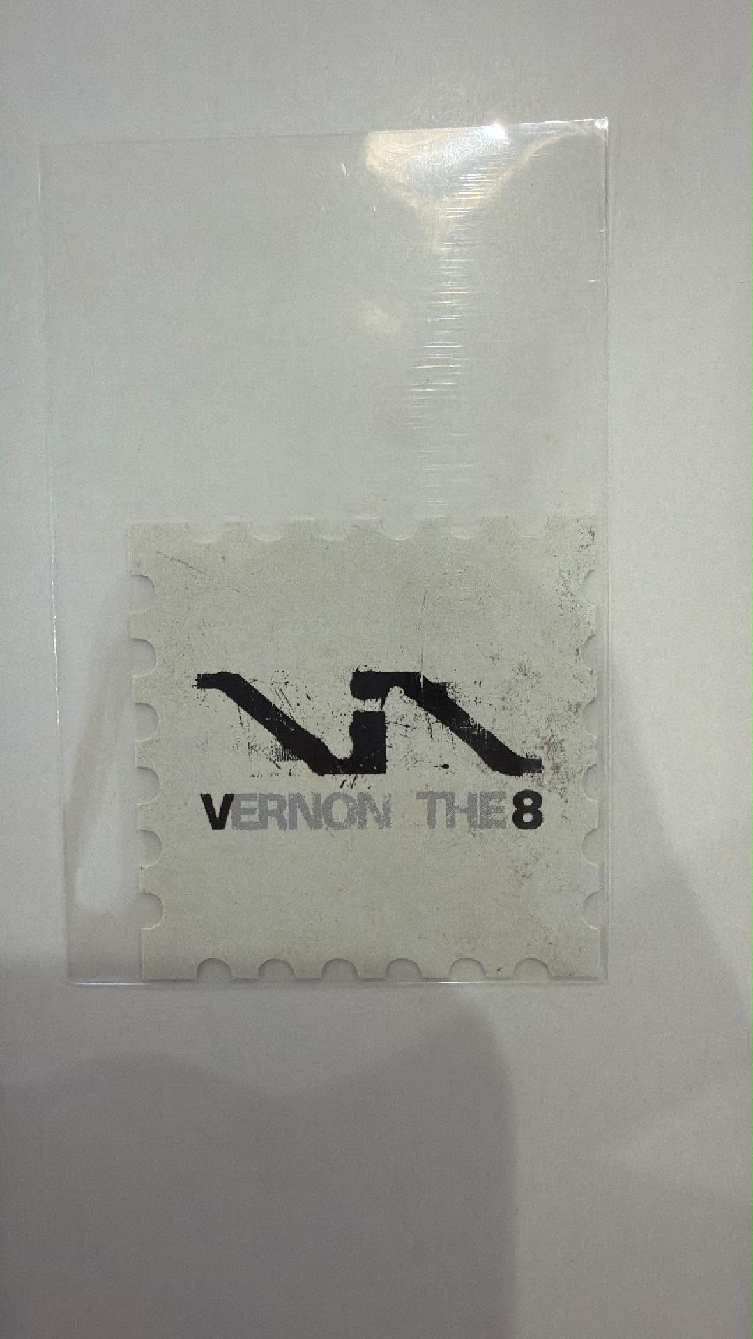 V8 (SEVENTEEN) 1st mini album V8 MAKESTAR POB Polaroid Postcard + Stamp
