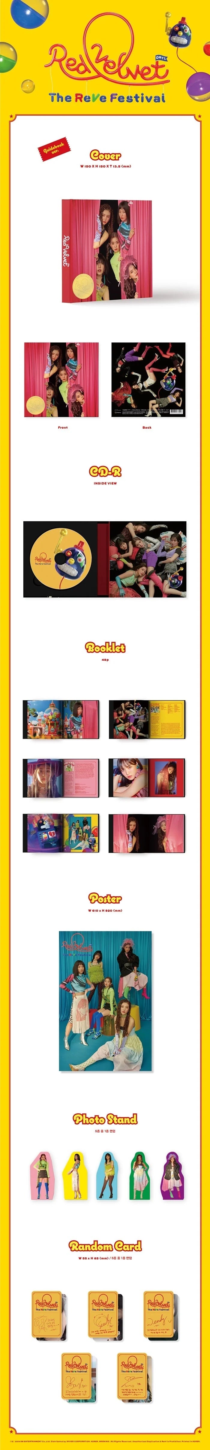 Red Velvet The ReVe Festival Day 1 [Guide Book ver]