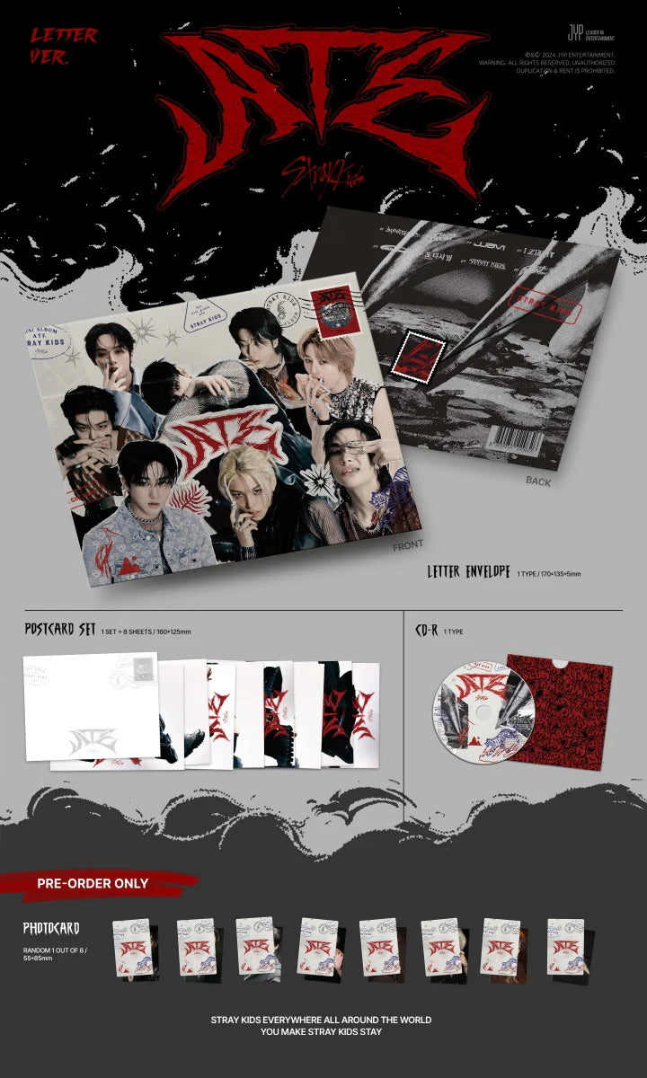 Stray Kids 9th mini album ATE [Letter ver]