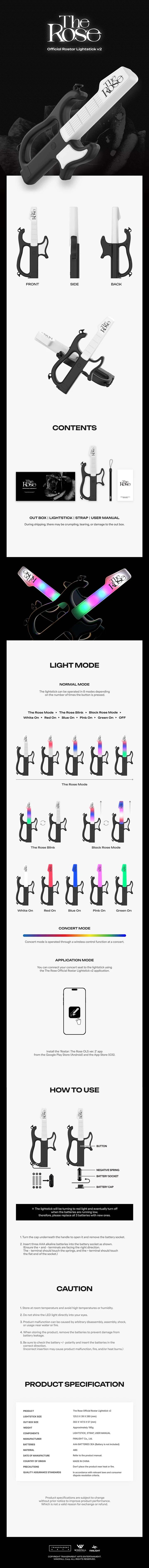 THE ROSE Official Light Stick ver.2