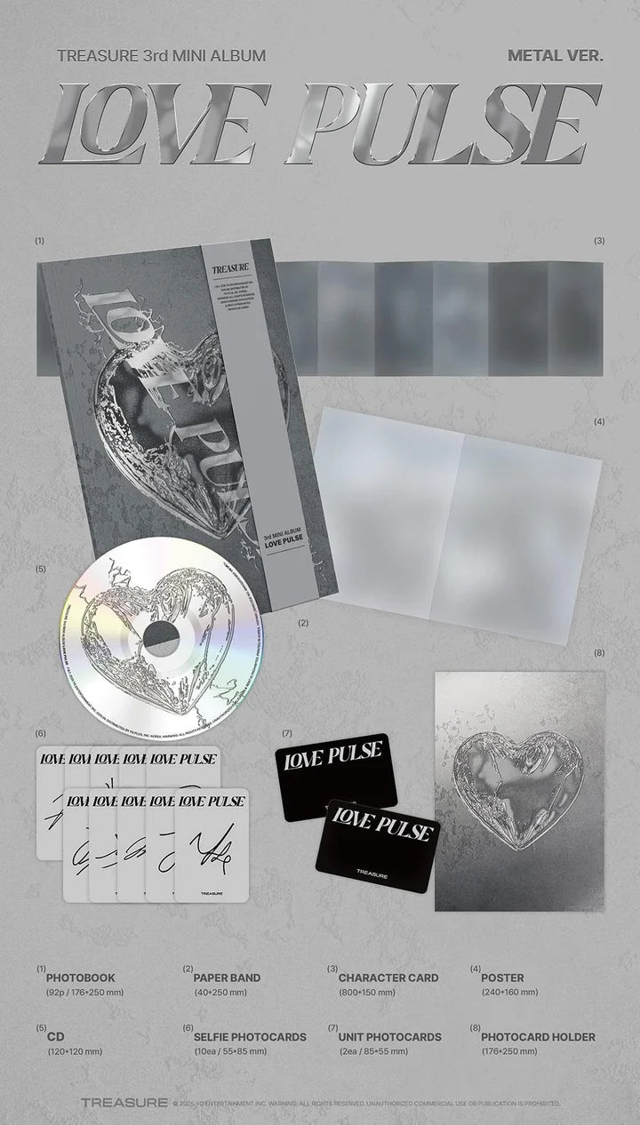 TREASURE 3rd Mini Album LOVE PULSE