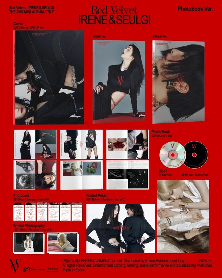 IRENE & SEULGI (Red Velvet) 2nd mini album TILT [Photobook ver]