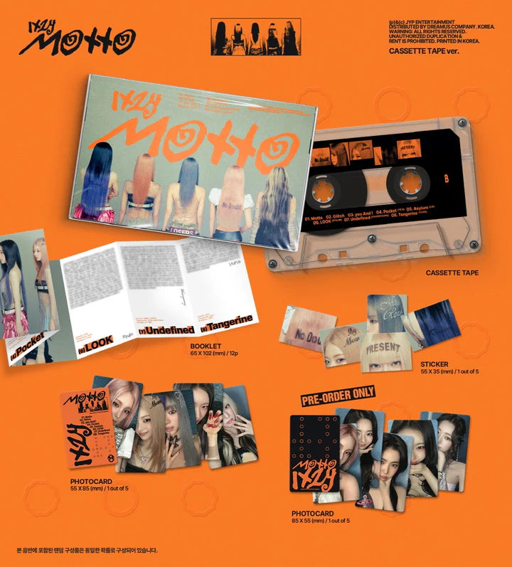 ITZY mini album MOTTO [CASSETTE TAPE ver]