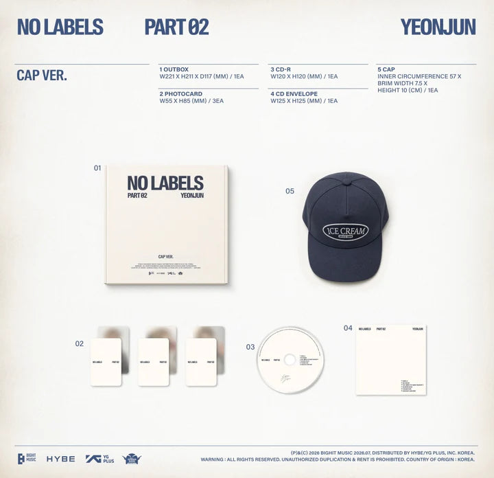 YEONJUN (TXT) NO LABLES : PART 02 [CAP ver]