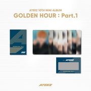 ATEEZ -GOLDEN HOUR : Part.1 OFFICIAL MD PHOTO & SCRATCH CARD A SET