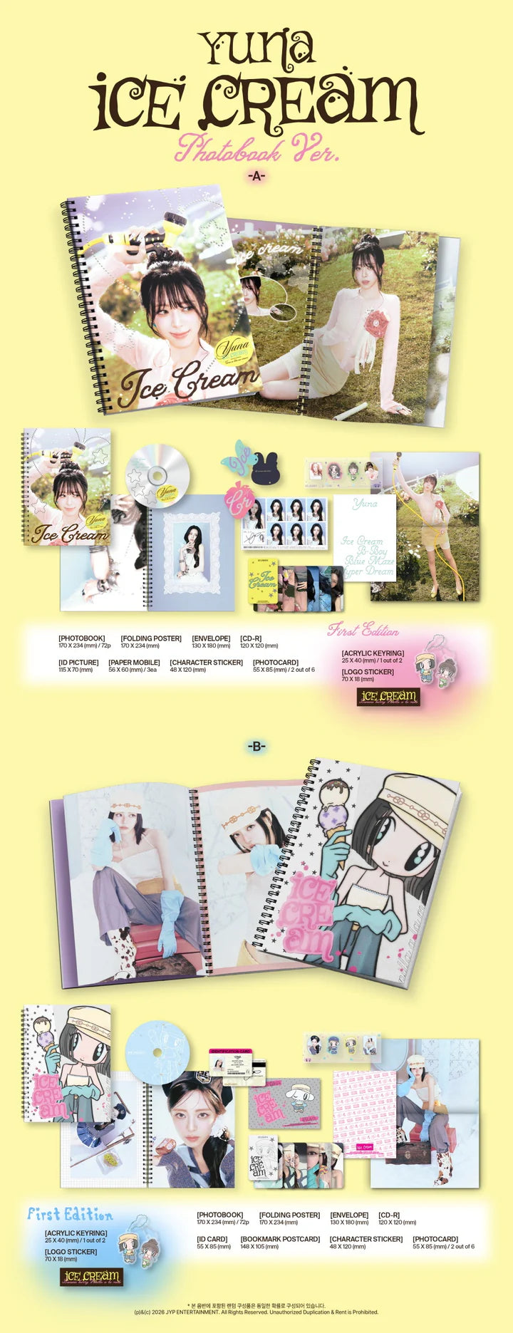 YUNA (ITZY) Ice Cream [Photobook ver]