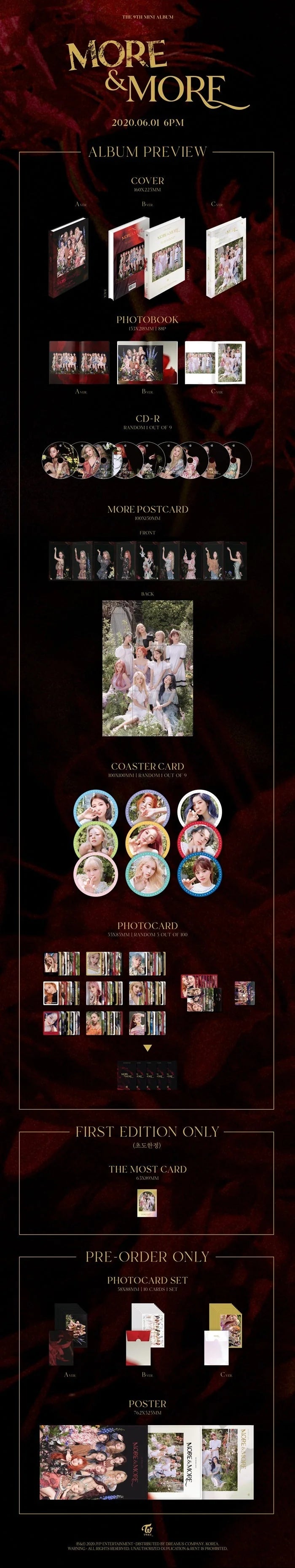 TWICE 9th mini album MORE & MORE