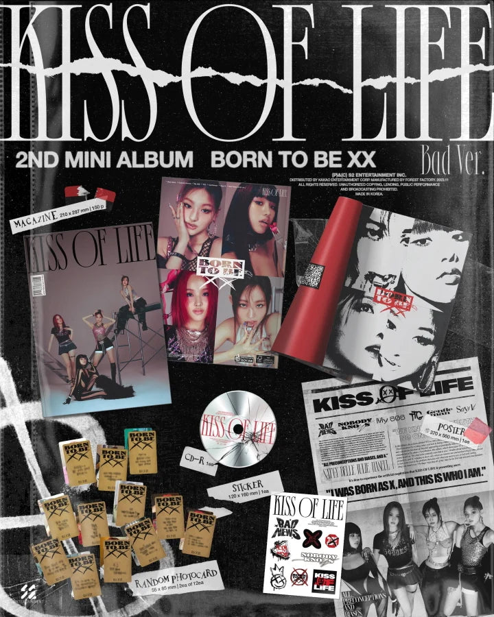 KISS OF LIFE 2nd Mini Album BORN TO BE XX
