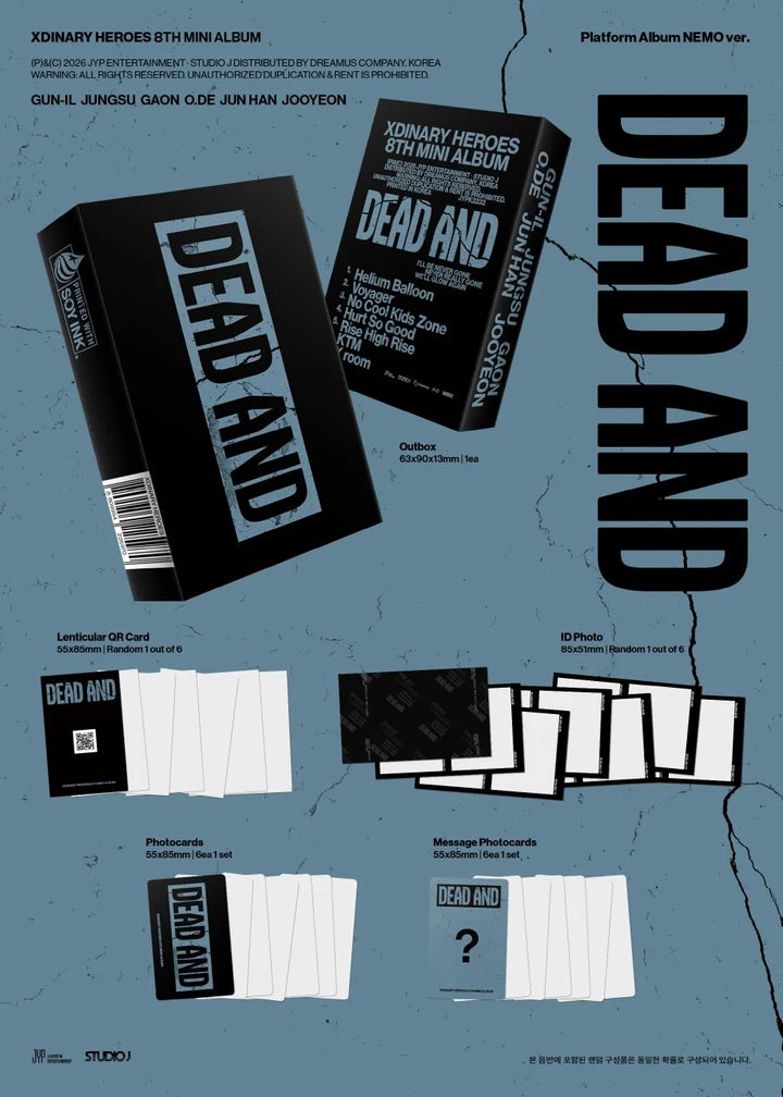 XDINARY HEROES 8th mini album DEAD AND [Platform ver]
