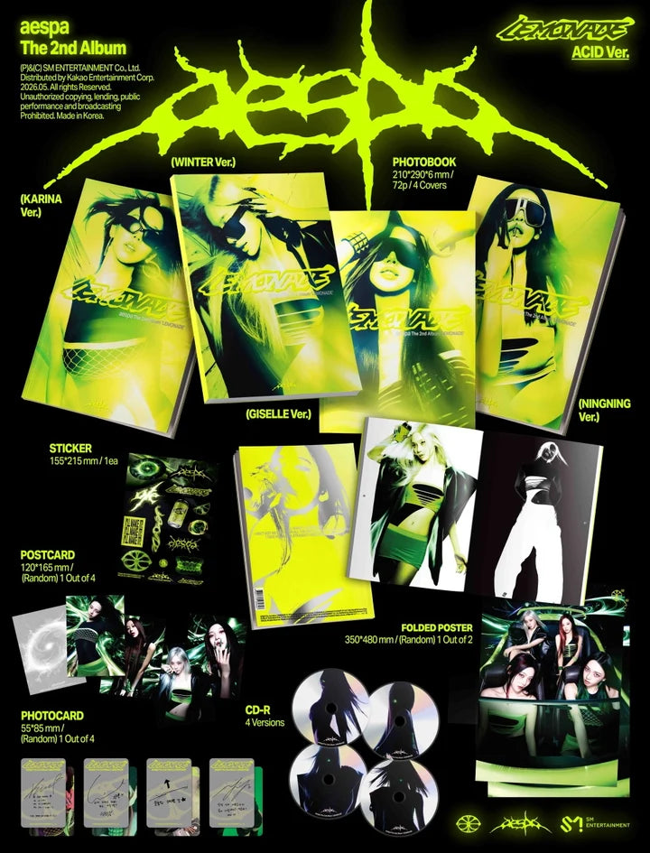 aespa 2nd Album LEMONADE [ACID ver]