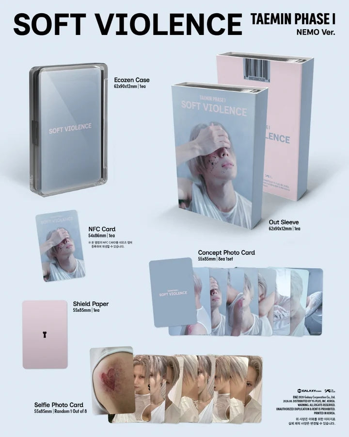 TAEMIN PHASE I : Soft Violence [NEMO ver]