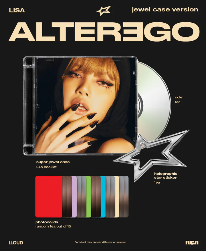 LISA (BLACKPINK) ALTER EGO [Jewel Case ver]