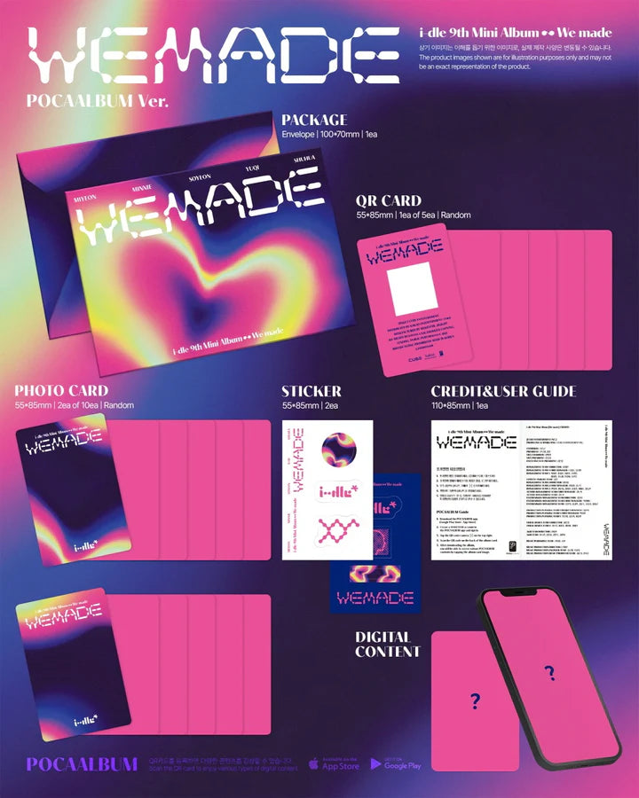 I-DLE 9th mini album WE MADE [Pocaalbum ver]