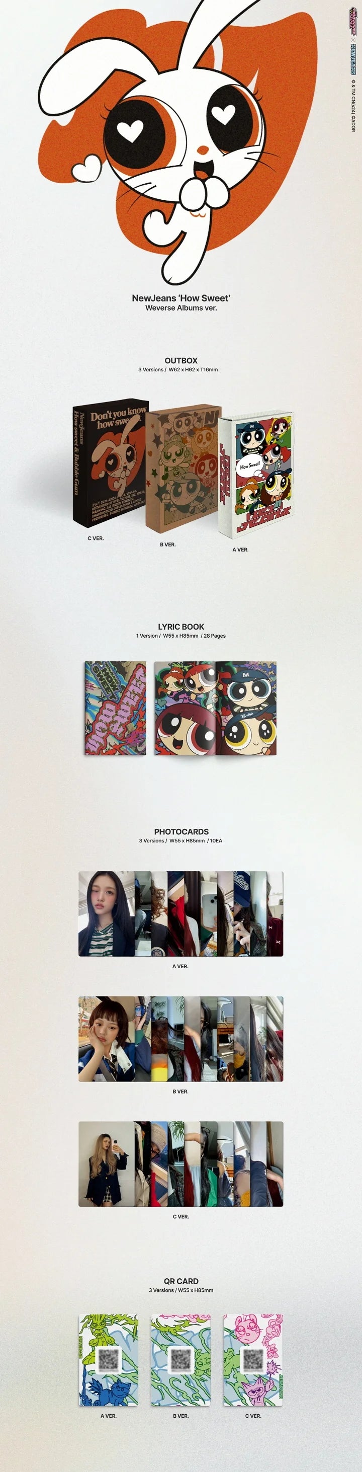 NEWJEANS How Sweet [WEVERSE Albums ver]