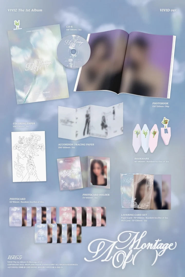 VIVIZ 1st album A MONTAGE OF () [