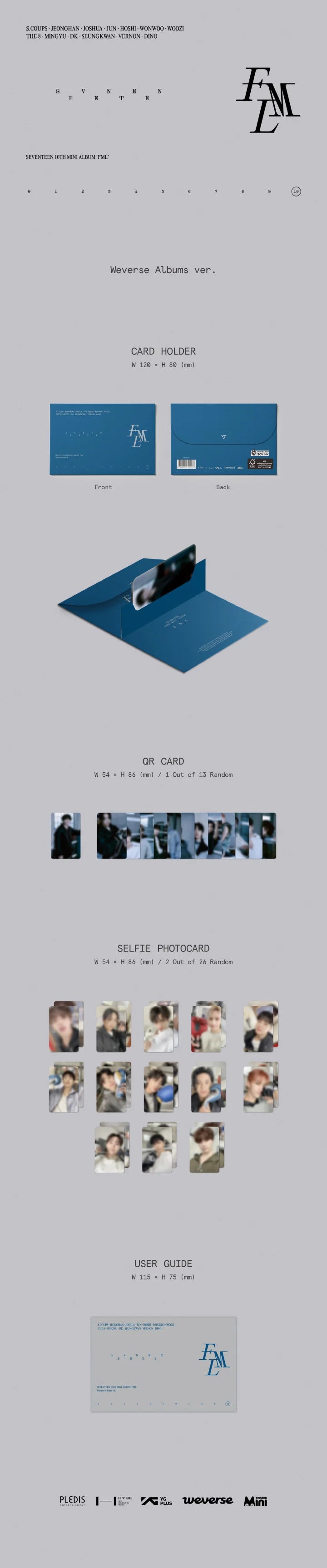 SEVENTEEN 10th mini album FML [Weverse Album ver]