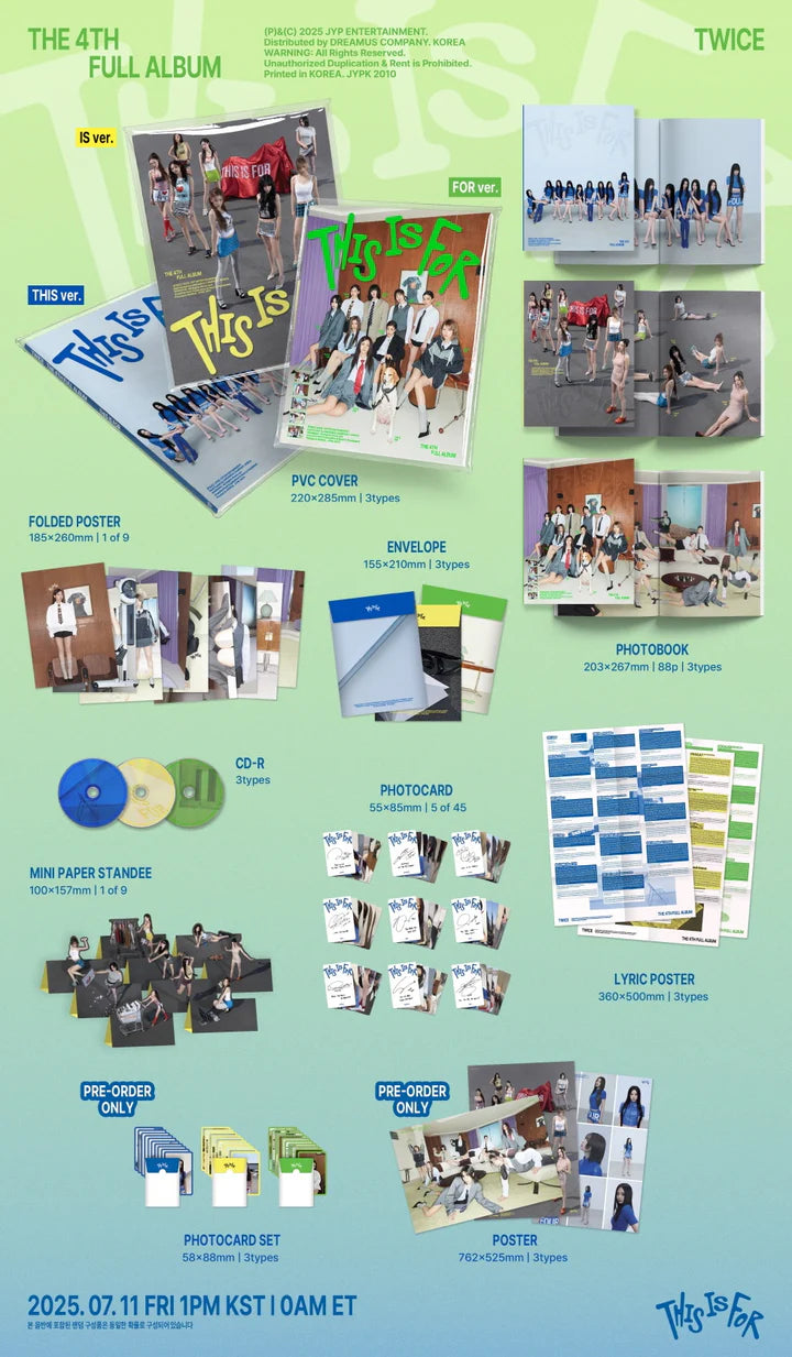 TWICE 4th full album THIS IS FOR
