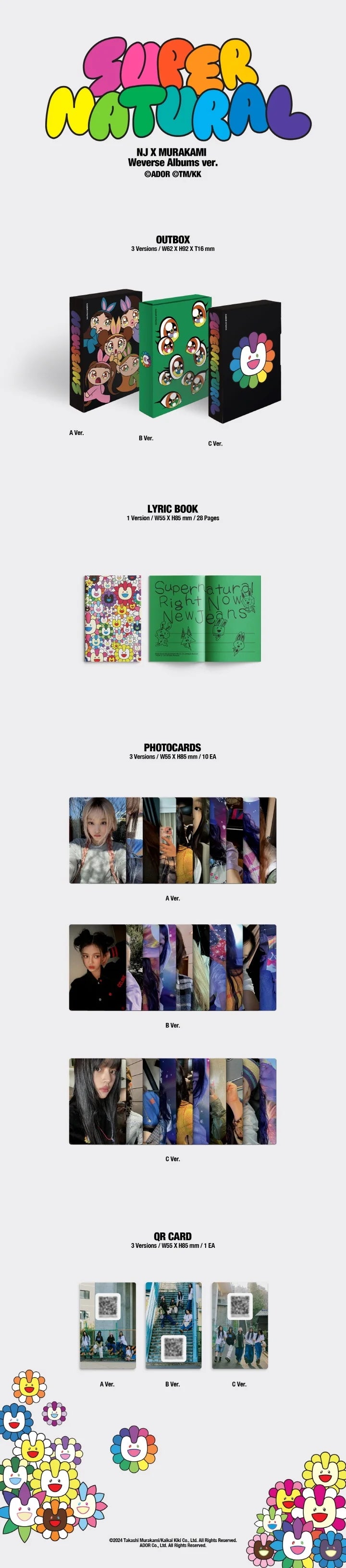 NEWJEANS Single Album Supernatural [WEVERSE ALBUMS ver]