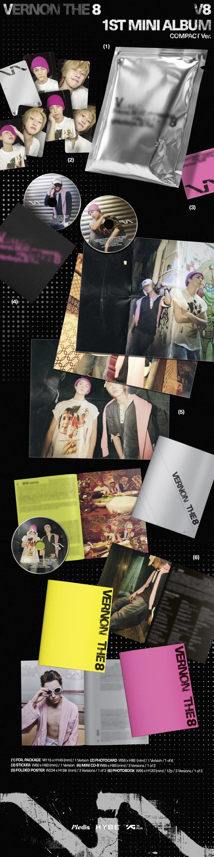 V8 (SEVENTEEN) 1st mini album V8 [Compact ver]