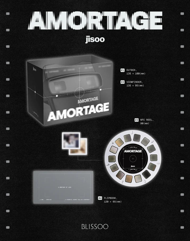 JISOO (BLACKPINK) mini album AMORTAGE [REELS ver]