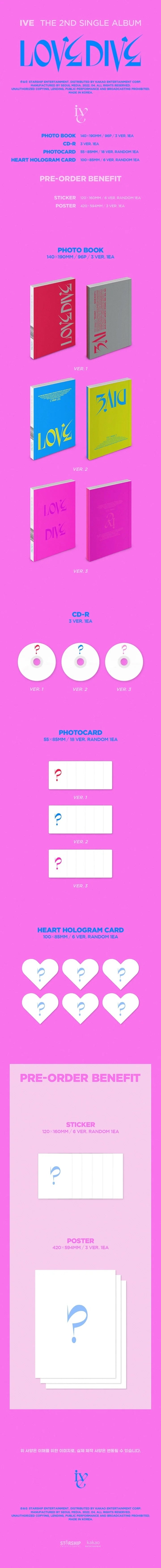 IVE  2nd Single Album LOVE DIVE