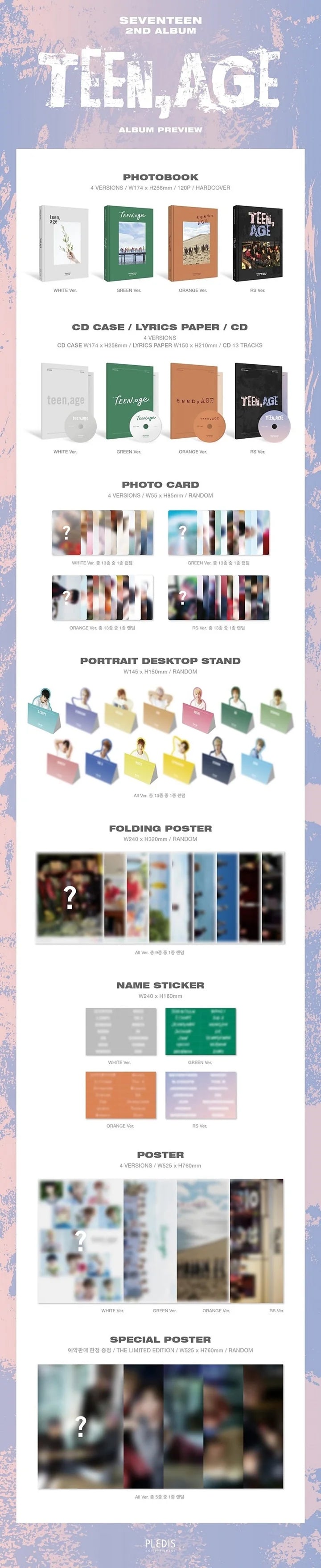 SEVENTEEN 2nd album TEEN, AGE