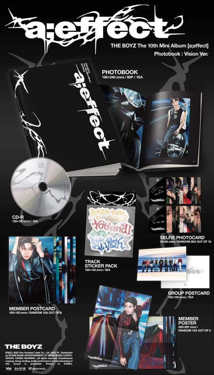 THE BOYZ 10th mini album a;effect [Photobook ver]