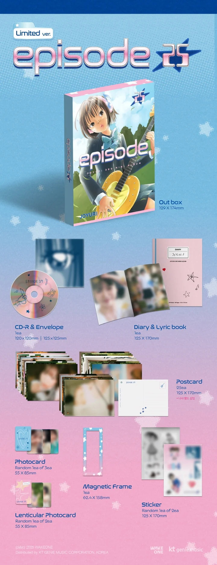 JO YURI 3rd mini album Episode 25 Episode : Moment [Limited Edition]