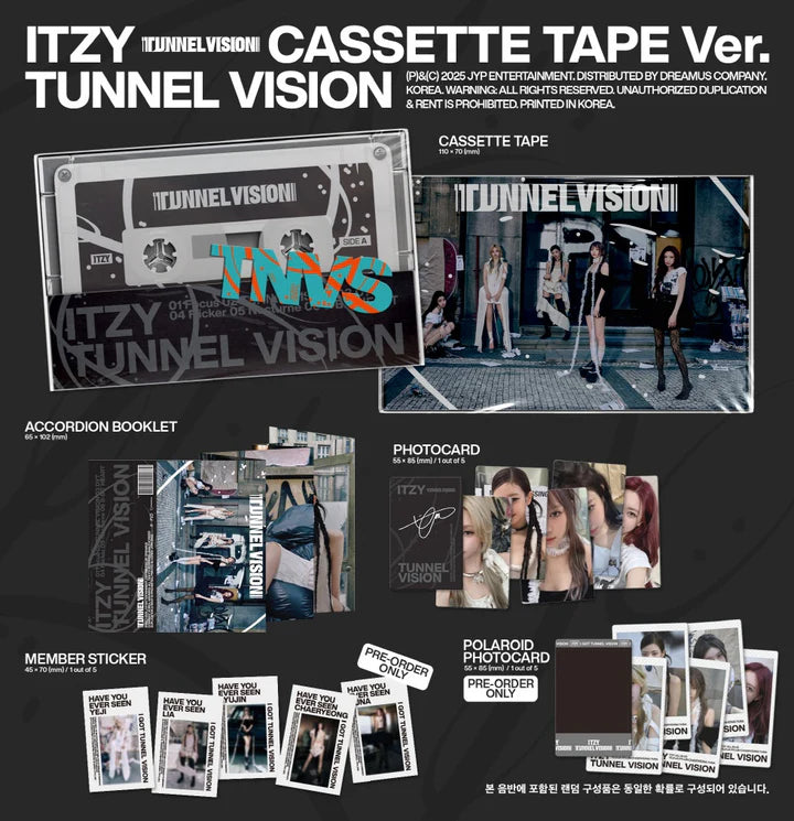 ITZY TUNNEL VISION [Cassette Tape ver]