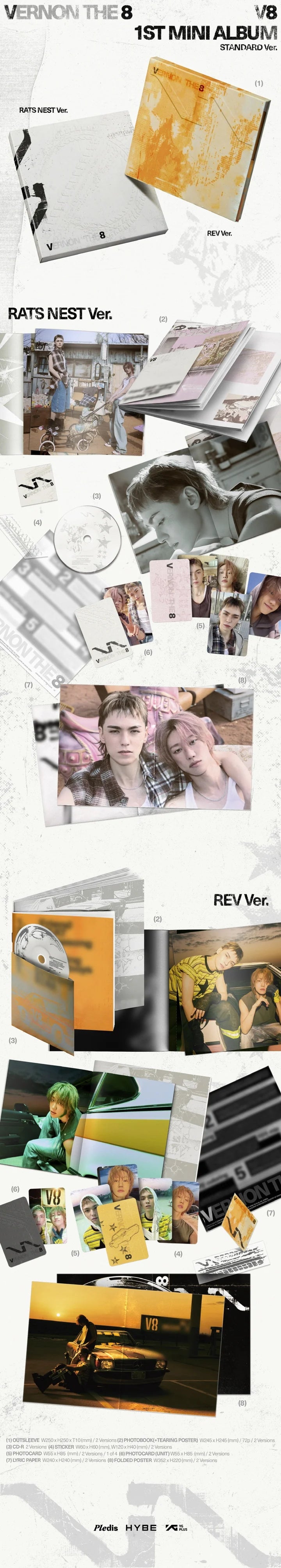 V8 (SEVENTEEN) 1st mini album V8