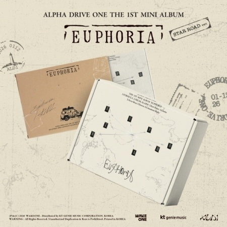 ALPHA DRIVE ONE 1st Mini Album EUPHORIA [STAR ROAD ver]