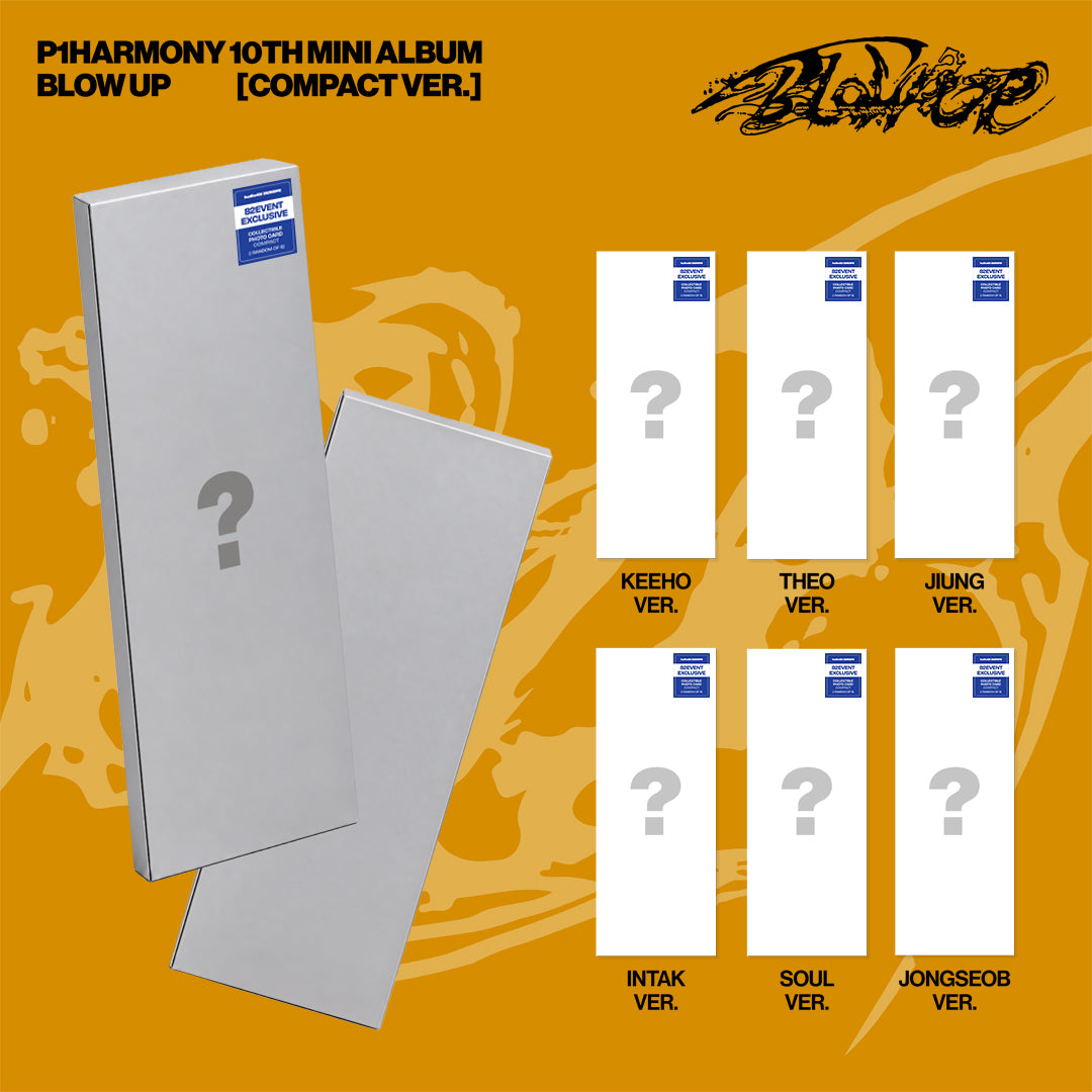 [PREORDER] P1Harmony - BLOW UP (Compact Ver.) - Europe 82EVENT Exclusive (RANDOM)