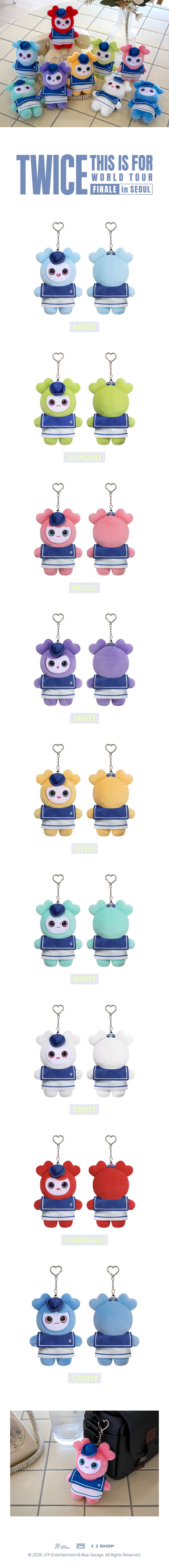 [PREORDER] TWICE 2026 THIS IS FOR WORLD TOUR FINALE in SEOUL MD LOVELY PLUSH BABY [MARINE ver]