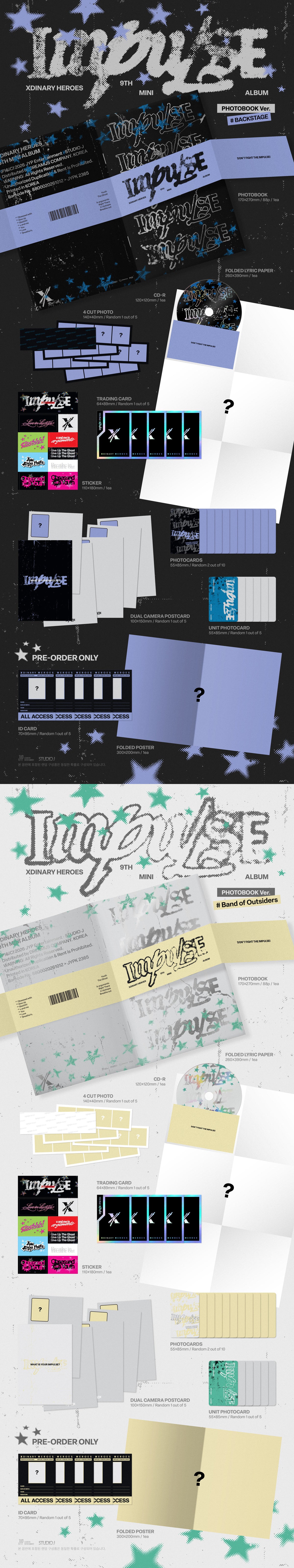 [PREORDER] Xdinary Heroes 9th mini album IMPULSE