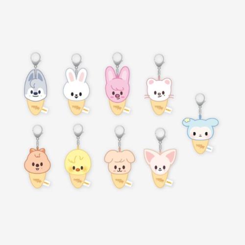 [PREORDER] Stray Kids THIS & THAT POP-UP STORE Merch PLUSH KEYRING [ICECREAM ver]