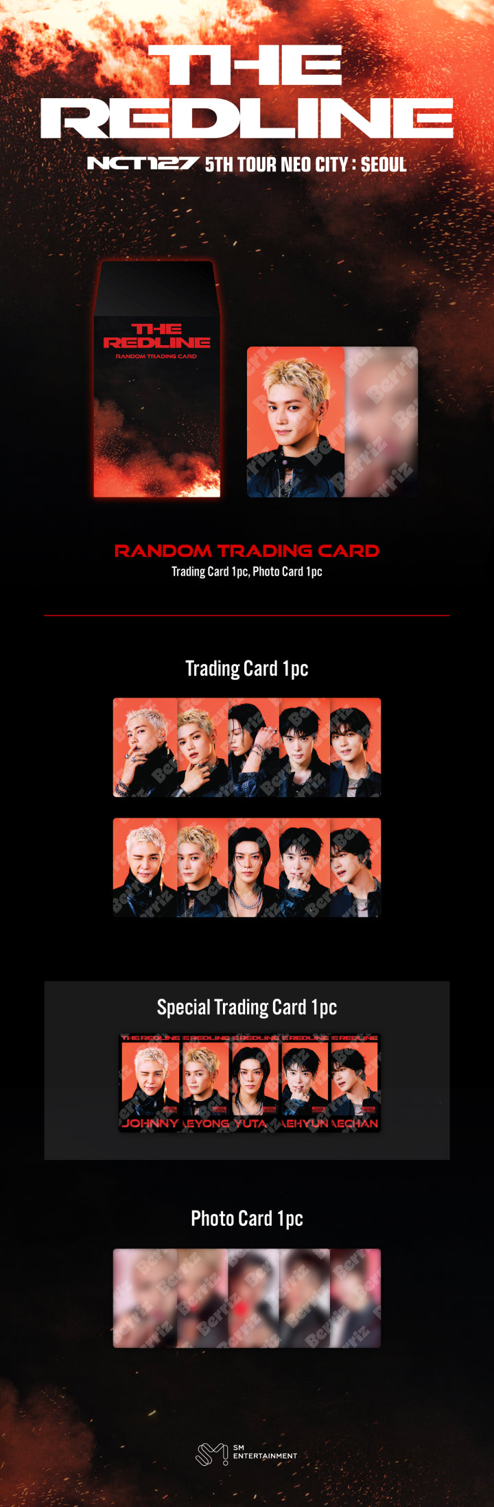 [PREORDER] NCT 127 NEO CITY SEOUL : THE RELINE CONCERT MD RANDOM TRADING CARD