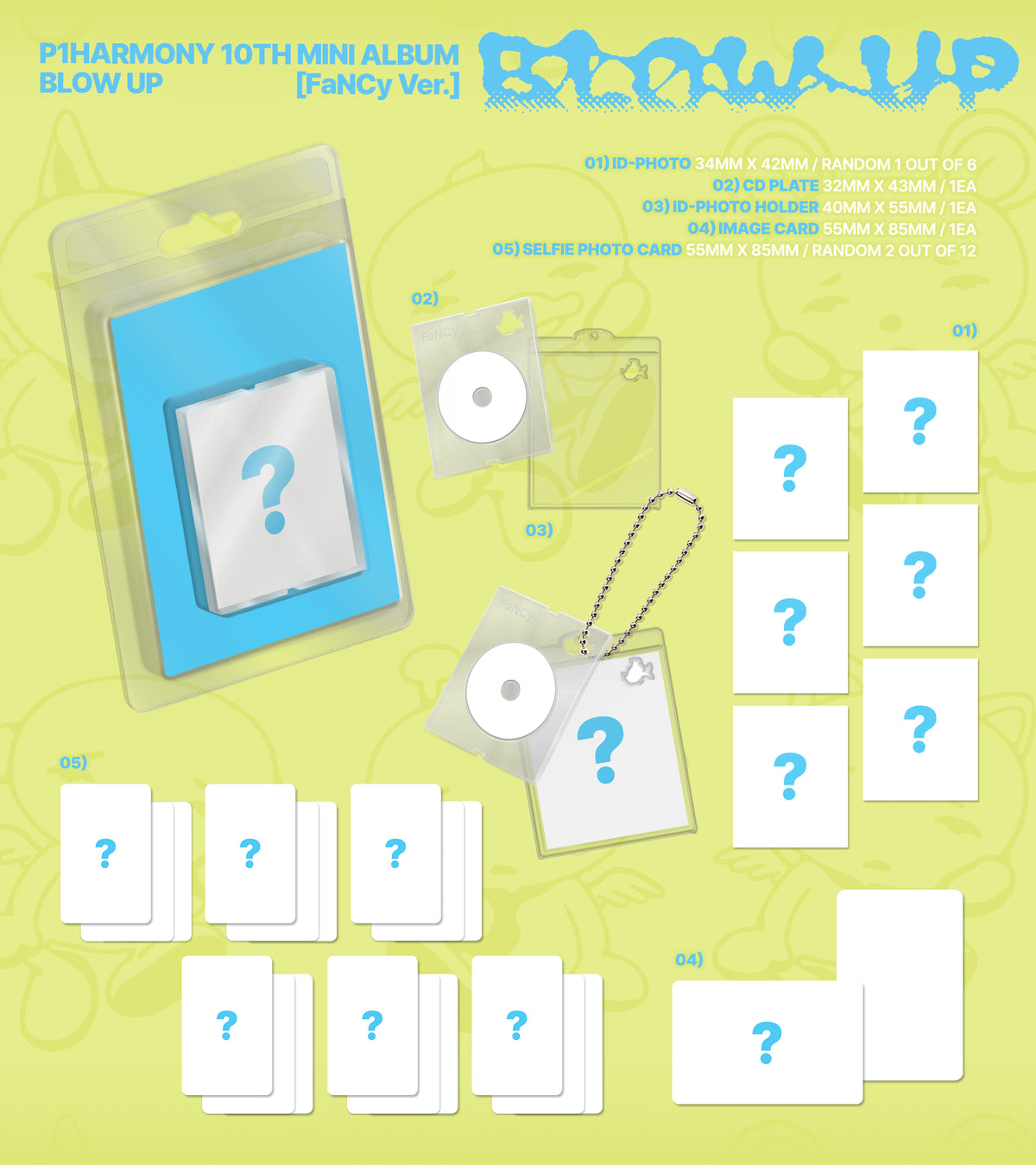 [PREORDER] P1Harmony 10th Mini Album BLOW UP [FaNCy ver]