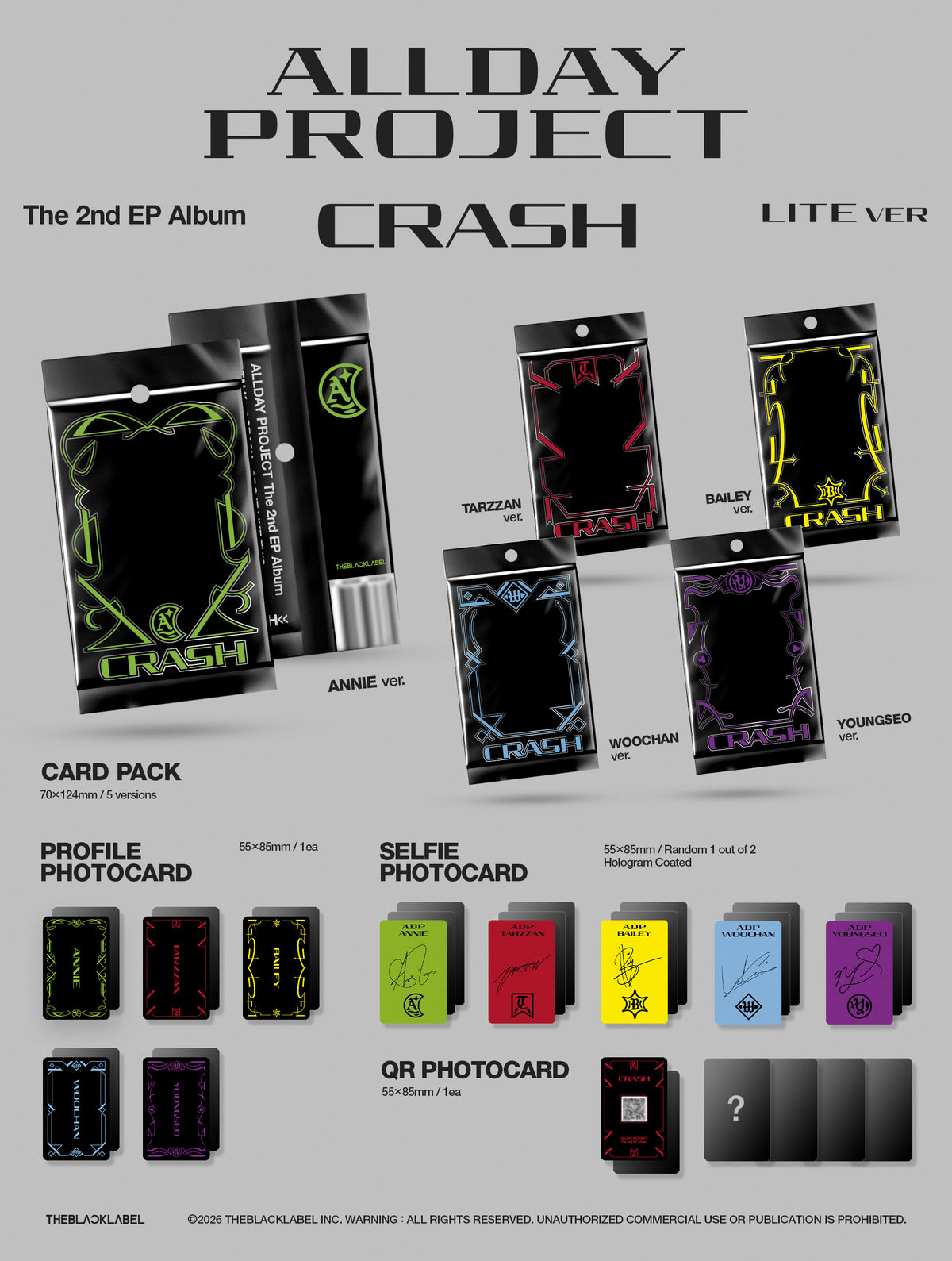 ALLDAY PROJECT The 2nd EP Album CRASH [LITE ver]