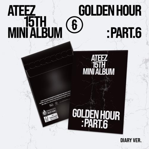 [PREORDER] ATEEZ 15th mini album GOLDEN HOUR : Part.6 [Pocaalbum ver]