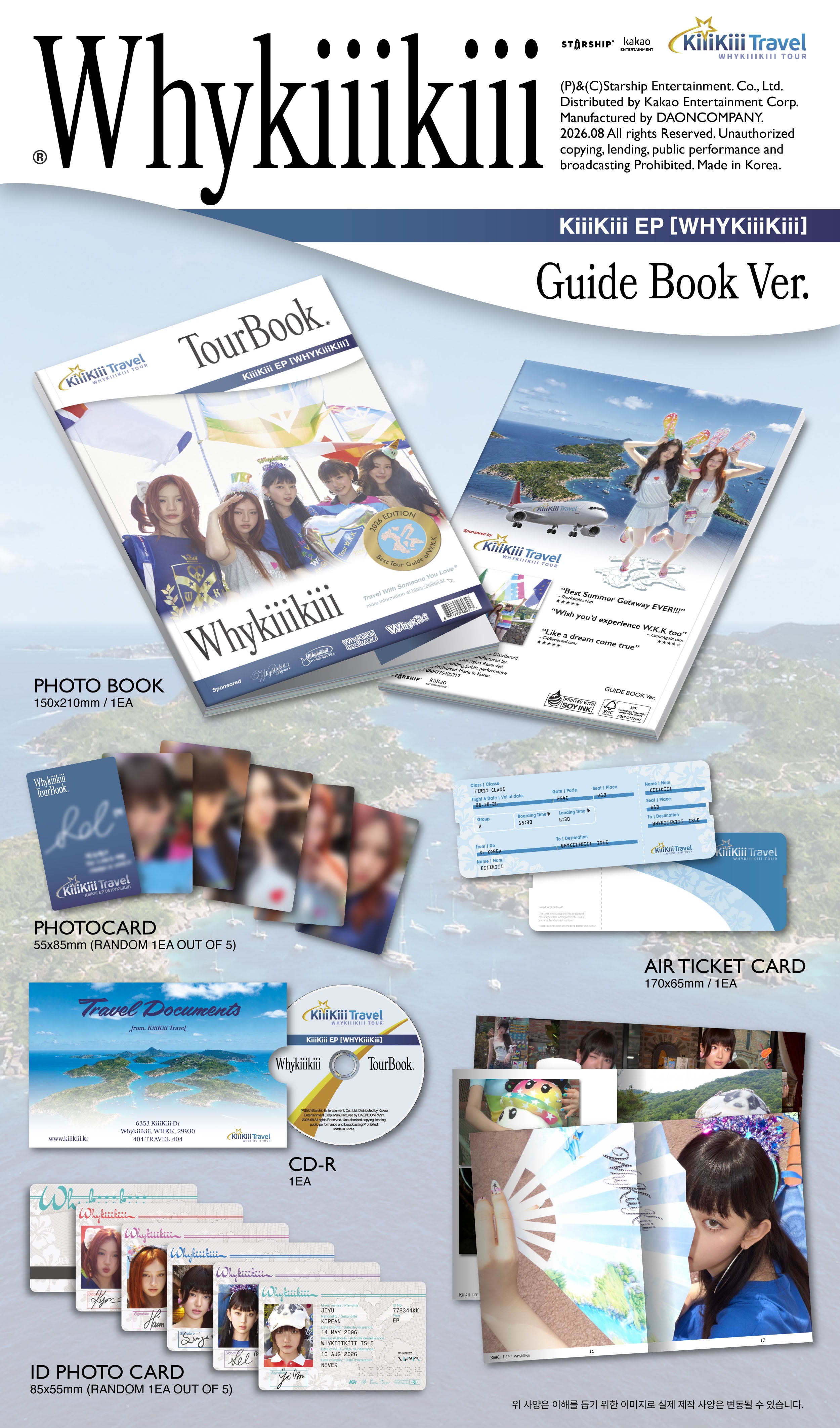 KiiiKiii EP Album WhyKiiiKiii [GUIDE BOOK ver]