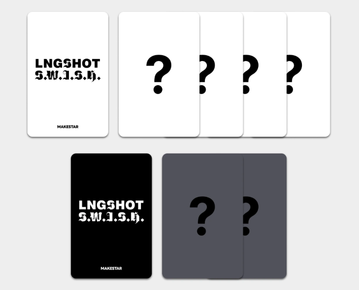 [PREORDER] LNGSHOT EP S.W.I.S.H. POB Photocard