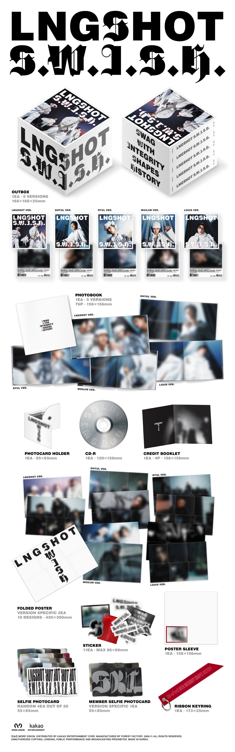 [PREORDER] LNGSHOT EP S.W.I.S.H. [Standard ver]