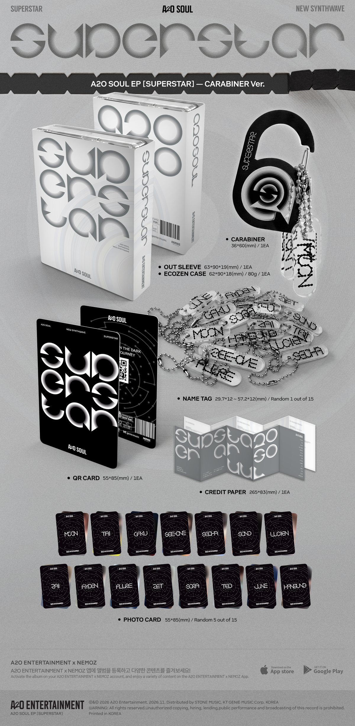 [PREORDER] A20 EP Album SUPERSTAR [CARABINER ver]