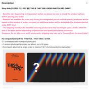 [PREORDER] Stray Kids mini album THIS & THAT MAKESTAR POB Photocard