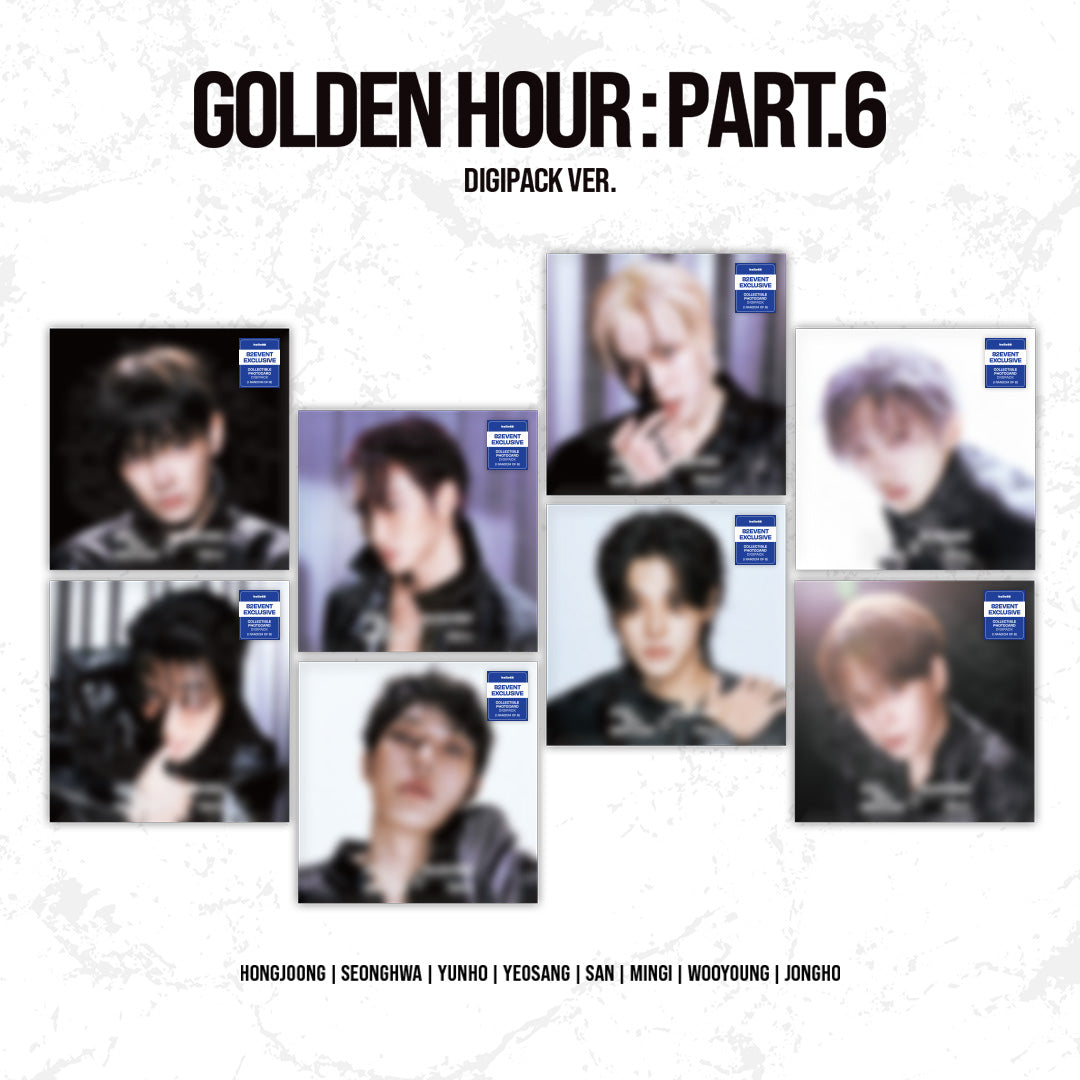 [PREORDER] ATEEZ - GOLDEN HOUR : Part.6 (DIGIPACK VER.) - 82EVENT Exclusive