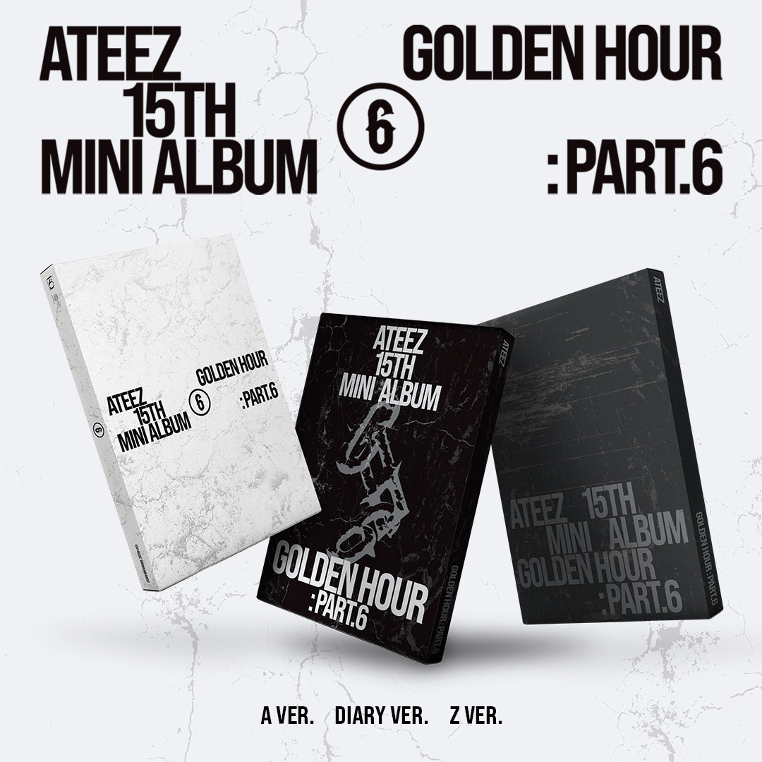 [PREORDER] [Signed] ATEEZ - GOLDEN HOUR : Part.6