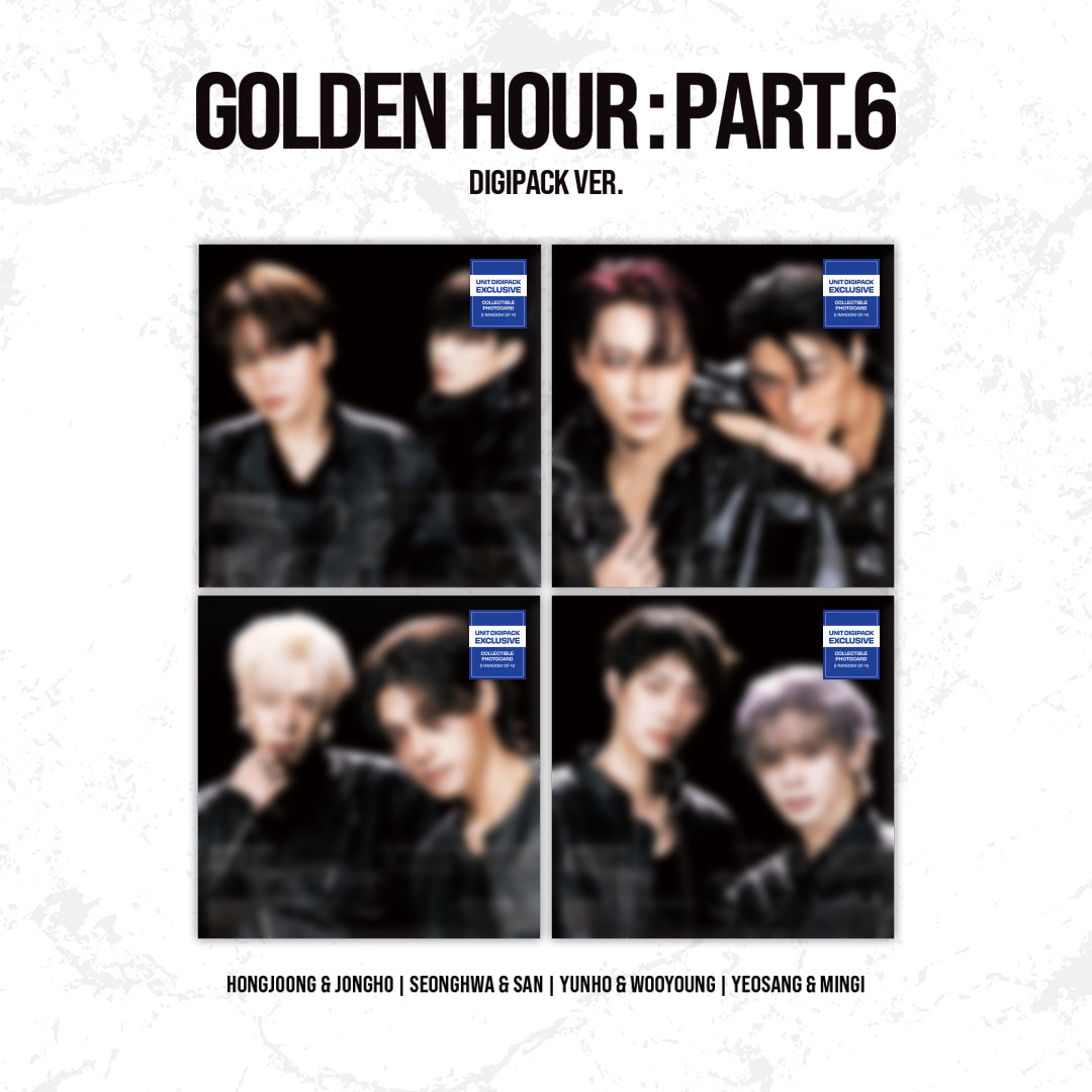 [PREORDER] ATEEZ - GOLDEN HOUR : Part.6 (DIGIPACK UNIT VER.) - Unit Digipack Exclusive